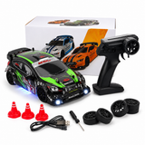 Masina RC Rally 4WD pentru Copii, Scara 1:24, 2 Seturi de Anvelope, Telecomanda