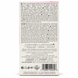 Eticheta cu lista de ingrediente și metoda de preparare pentru Ahmad Beauty