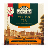 Ceai negru Ahmad Tea Ceylon, 100 de plicuri cu etichetă x 2 g, 200 g – fața cutiei