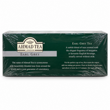 Descriere Ahmad Tea Earl Grey cu bergamotă și instrucțiuni de preparare 3–5 minute
