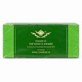 Ahmad Tea – informații privind premiul King's Award for Enterprise 2024 pe ambalaj