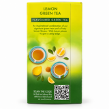 Ahmad Tea Lemon Green Tea – vedere laterală a ambalajului