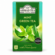 Ahmad Tea Mint Green Tea – ambalaj lateral cu ceai și mentă