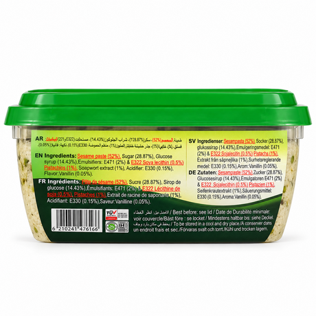Durra Halva cu Fistic 350 g – ingrediente și alergeni