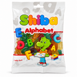Shiba Alphabet 150 g – bomboane gumate multicolore în formă de litere, ambalaj față