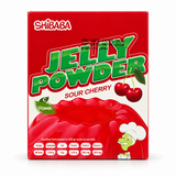Shibaba pudră pentru jeleu cu aromă de vișine (cireșe acrișoare) 100 g – ambalaj față